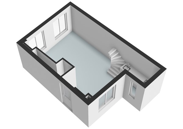 Floor plan - Kerkstraat 46A, 1017 GM Amsterdam 